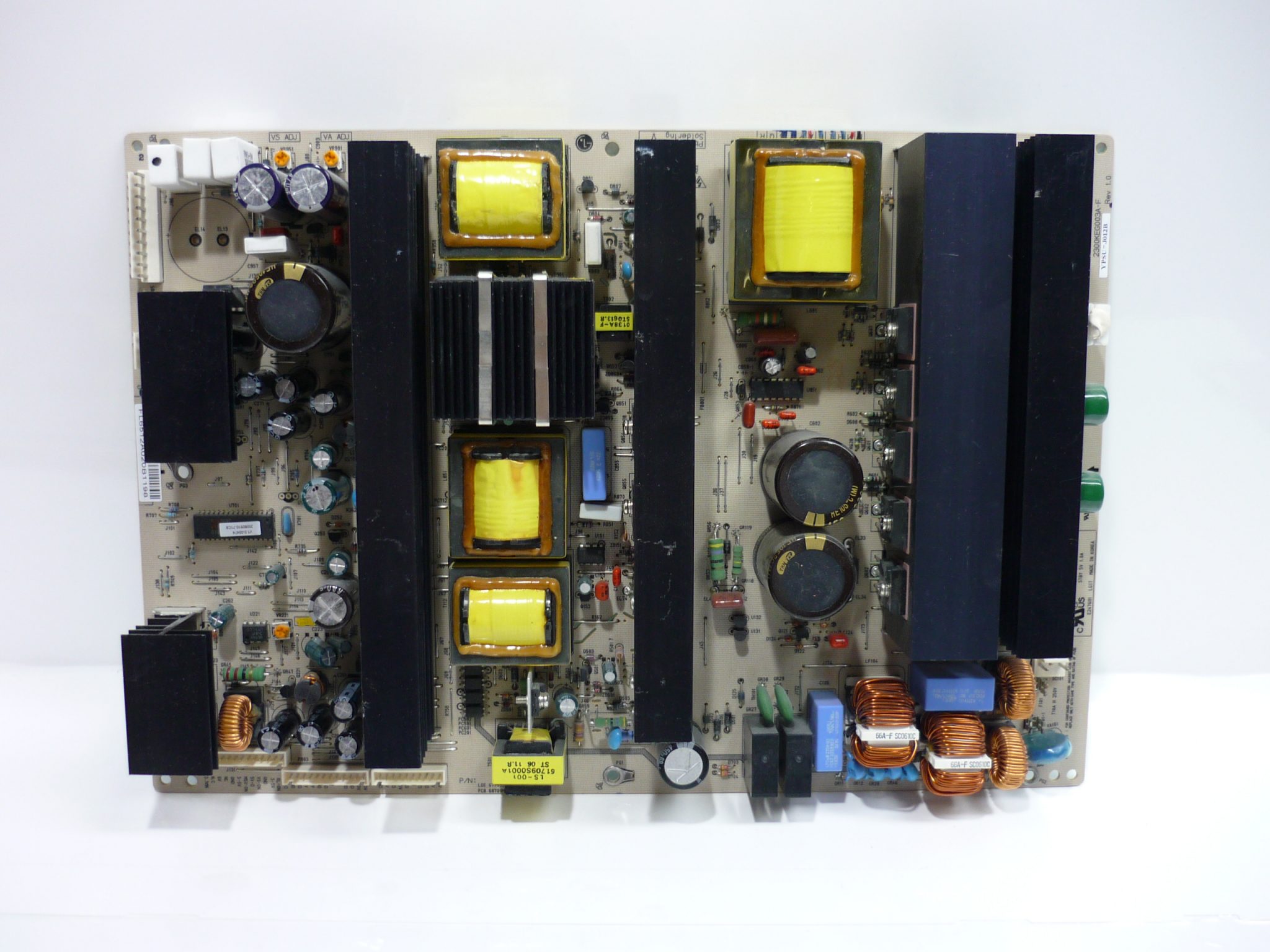 thumbnail image 2 of LG YPSU-J012B Power Supply Board – Rebuilt & Tested For 50PC3D-UC, 50PC1DRA-UA Plasma TVs 2 of 4