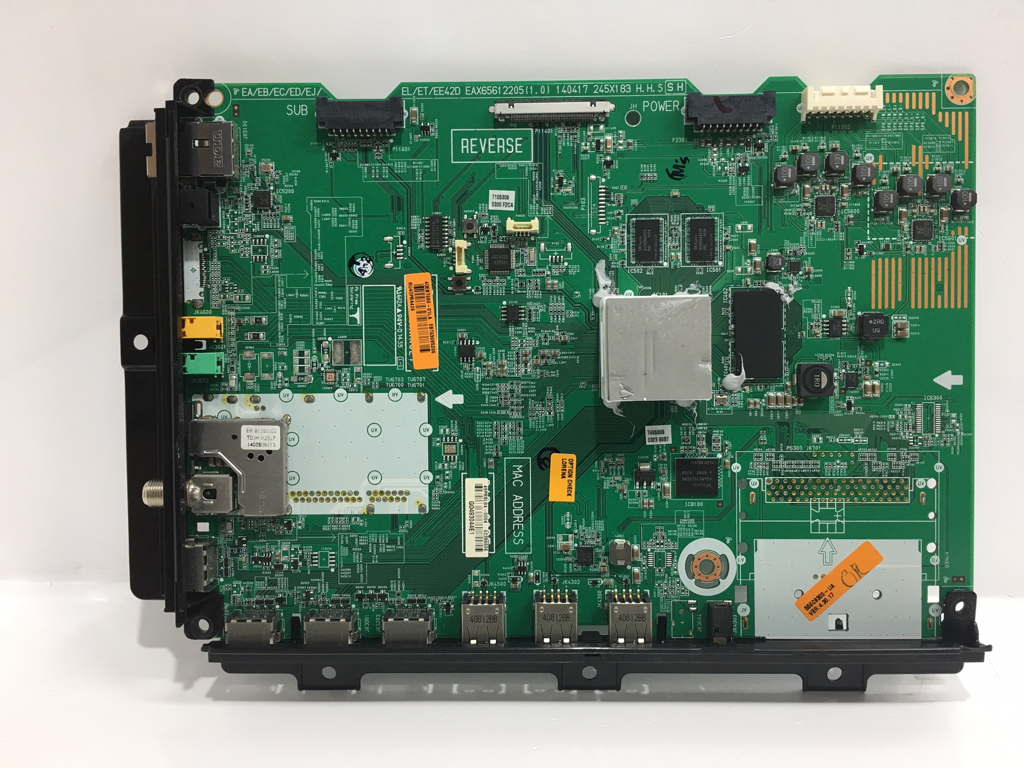 LG EBT63095206 Main Board for 55EC9300-UA | TV GUYS ONLINE PART SALES