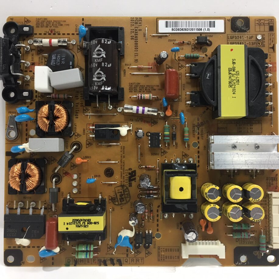 LG EAY62831201 (EAX64908001, LGP3942-13P) Power Supply Unit | TV GUYS ...