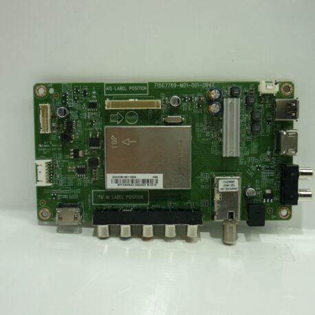 Vizio 756TXGCB01K0110 Main Board for D50N-E1 (LTMWVTBS Serial)